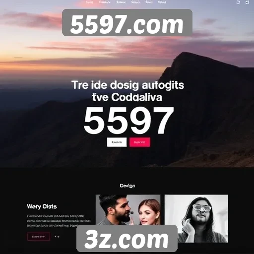 Tendências de design do site 5597.com