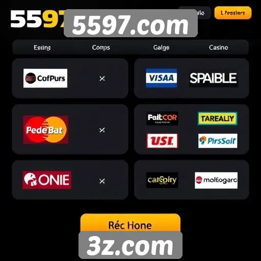 Exploração das opções de pagamento em 5597.com