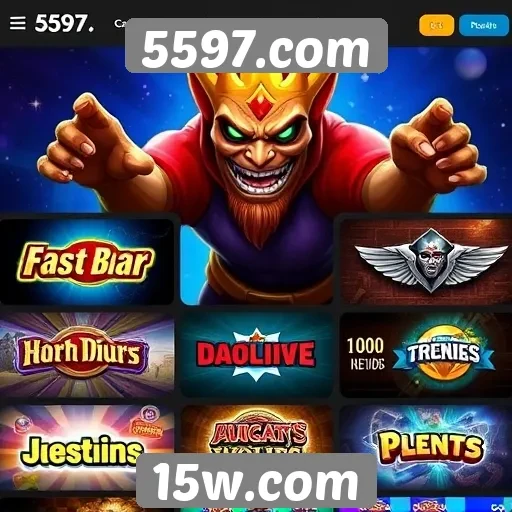 Jogos mais populares disponíveis no 5597.com