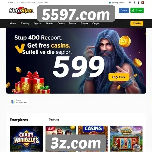 Promoções e bônus disponíveis no site 5597.com