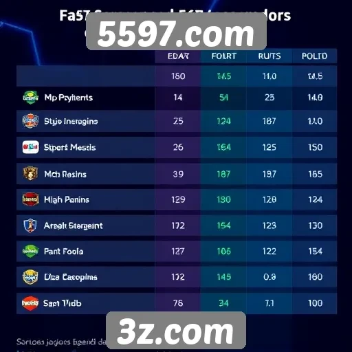 Desempenho de servidores do 5597.com em comparação com concorrentes